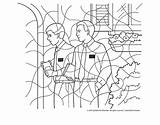 Coloring Pages Missionaries Missionary Lds Primary Library Getcolorings Color Printable Elder Primarily Inclined sketch template