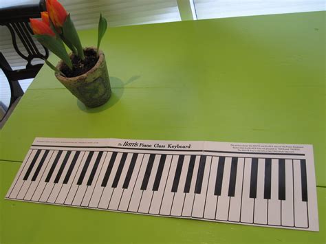 musical playing  paper piano
