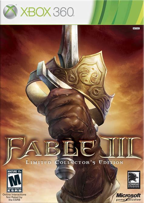 fable iii collectors edition xbox  game