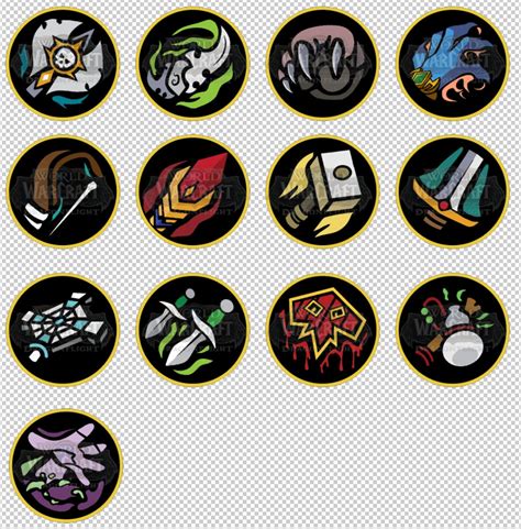 updated world  warcraft class icons digital  png svg