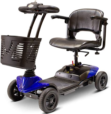 mobility scooter electric powered mobile wheelchair device blue brand skrt walmartcom