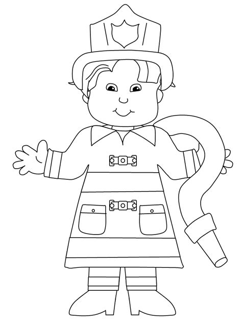 community helpers coloring pages  kids coloringfree coloringfreecom