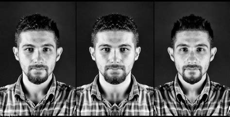 side photo manipulation shows  left    faces