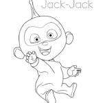 incredibles jack jack coloring pages playing learning