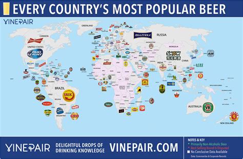 here s the most popular beer of nearly every country on earth metro news