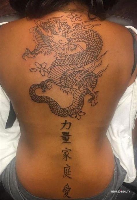 13 Dragon Spine Tattoo For Woman Inspired Beauty In 2021 Dragon