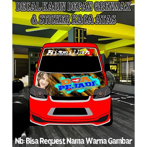 grendmax suzuki futura traga pickup front windshield decal car sticker shopee philippines