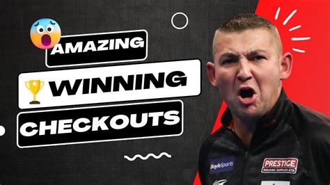 amazing darts checkouts   title youtube