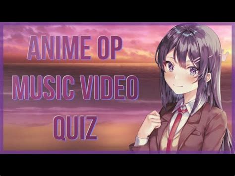 anime opening  video quiz  youtube