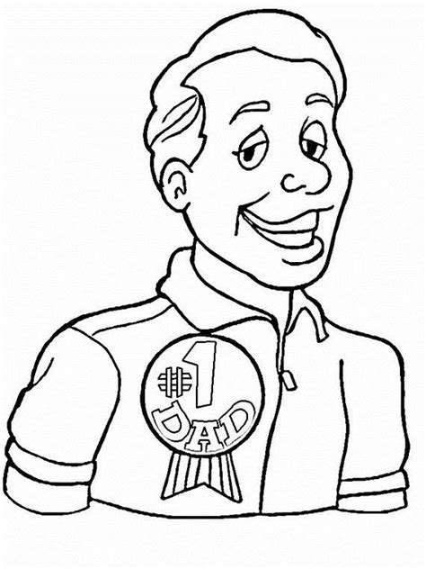 coloring pages  dad  fathers day