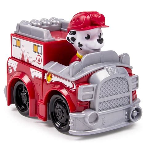 spin master paw patrol rescue racer marshalls emt truck