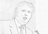 Trump Coloring Pages Donald President Filminspector Downloadable He Became 1980s Often Famous sketch template