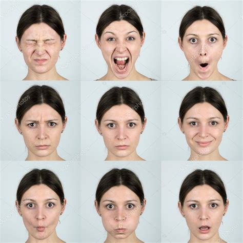 facial expressions stock photo  triocean