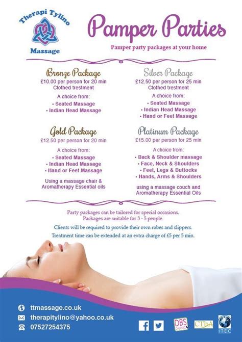 Poster Design Therapi Tylino Massage ©helen J Taylor Design Massage