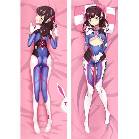 anime jk game hana song d va pink dakimakura body pillow