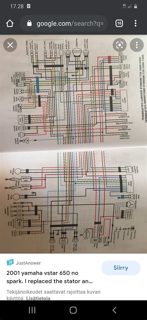 yamaha  star  classic wiring diagram hawpatrycja