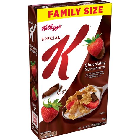 kelloggs special  breakfast cereal   real strawberries