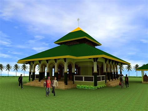 desain masjid modern desain properti indonesia