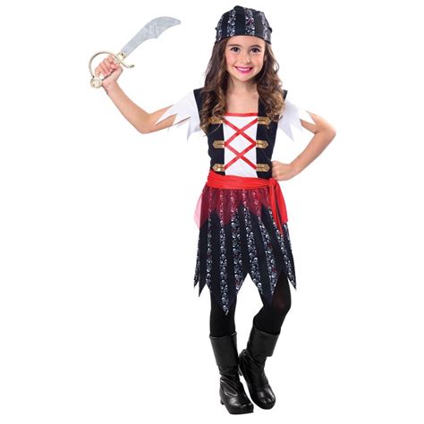 pirate cutie girls fancy dress  costume click save smile