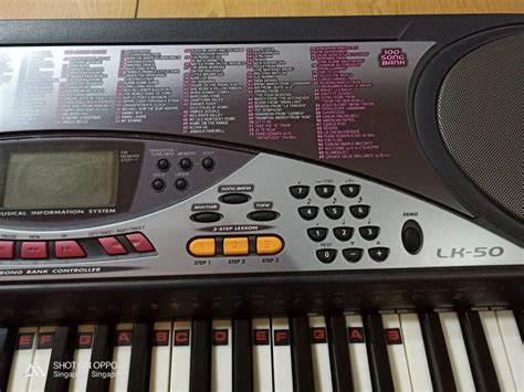 casio lk  electronic keyboard piano hobbies toys  media