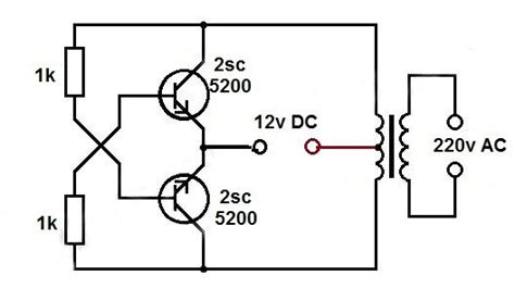 dc   ac converter electronic circuit projects circuit diagram electrical circuit