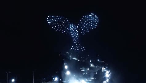 bts  incredible  pyeongchang winter olympics drone light show fstoppers