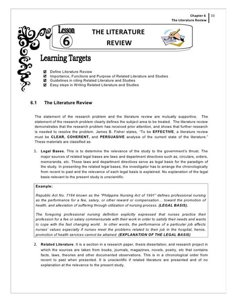 review  related literature  studies thesis  california high