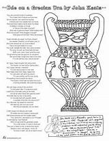 Ode Urn Grecian Coloring Poem Poems Pages Keats Poetry Teacher Cool John Tweetspeakpoetry Stained Medieval Glass Books Foundation Month Choose sketch template
