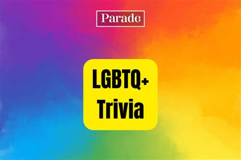 50 pride trivia questions with answers for pride month parade