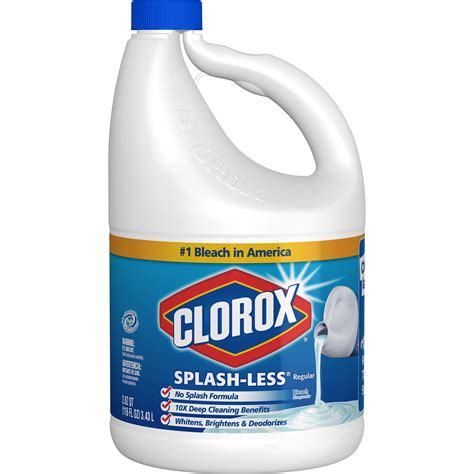 clorox splash  liquid bleach regular  ounce bottle walmart