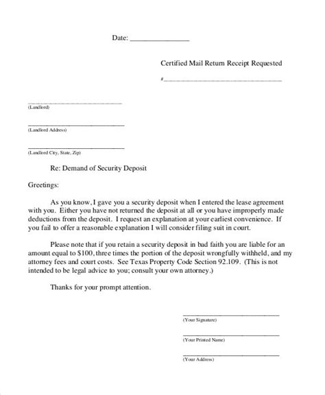 demand letter   word  documents