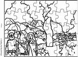 Sodom Coloring Gomorrah Pages Activity Crafting Getcolorings Kids Abraham Choose Board Puzzle Lots Wife sketch template