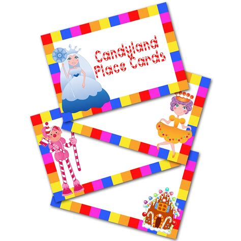 candyland printables customize  print