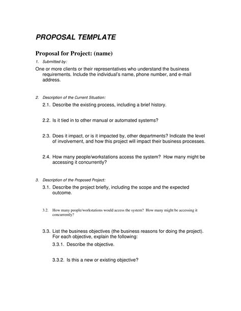 proposal writing  examples format  examples