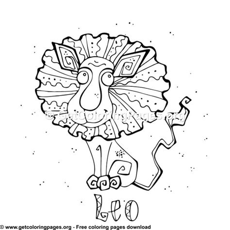 leo coloring pages