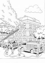 Feuerwehr Ausmalbilder Animaatjes Malvorlagen sketch template