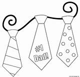 Coloriage Fete Peres Tie Fathers sketch template