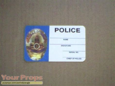 miscellaneous productions lapd id replica  prop