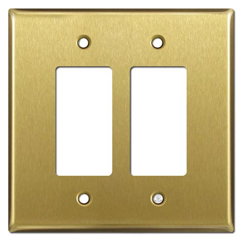 oversized  toggle light switch covers satin brass