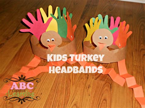 turkey headband craft  kids simply today life