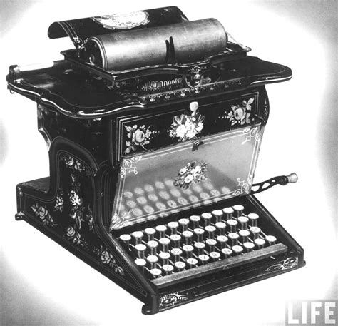 typewriter  history   typewriter