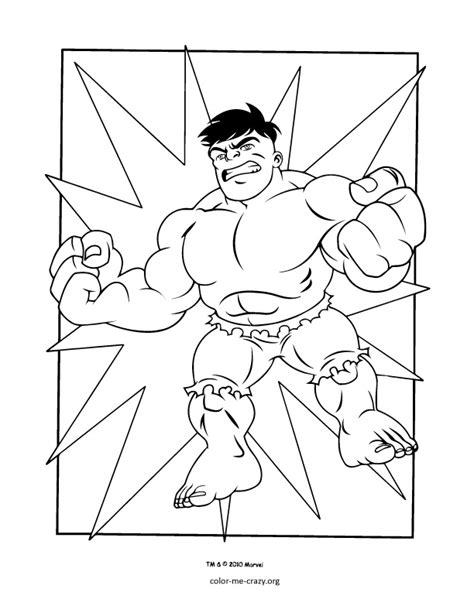 colormecrazyorg super hero squad coloring pages