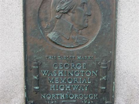 george washington plaque patch