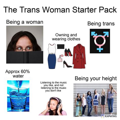 Trans Woman Starter Pack Starterpack