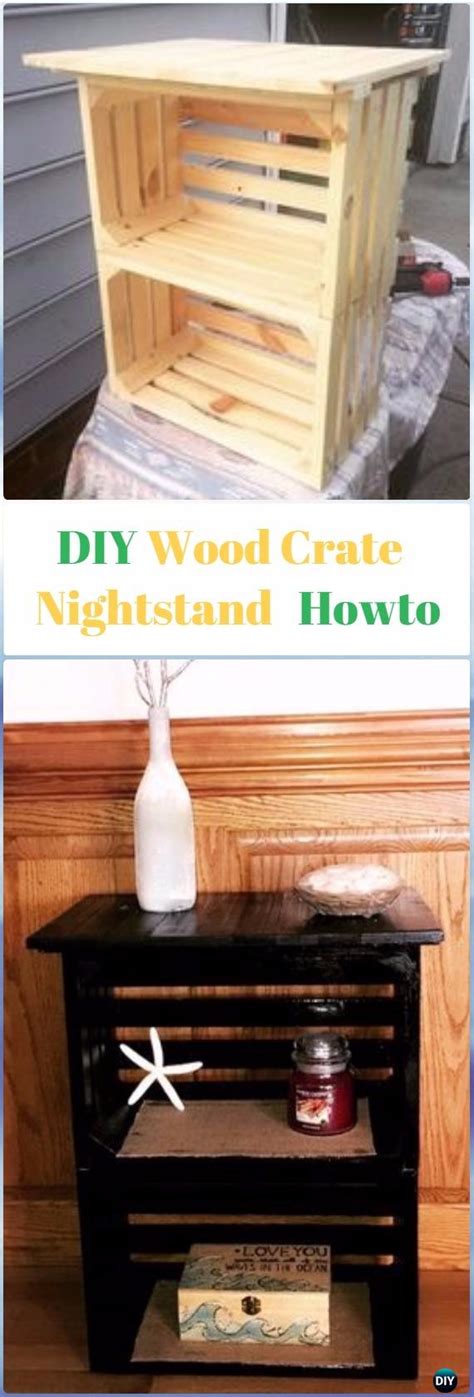 diy wood crate furniture ideas projects instructions