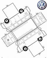 Bus Vw Coloring Layout Pages sketch template