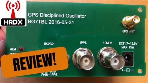 bgtbl gpsdo gps disciplined oscillator   mhz distribution amplifier youtube