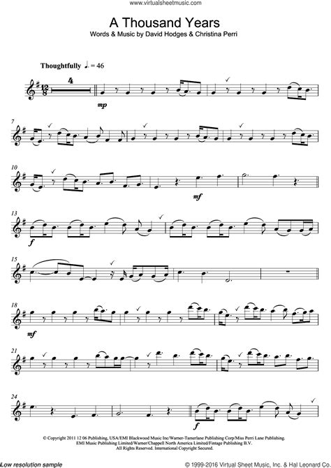 Free Music Sheets For Alto Saxophone Printable