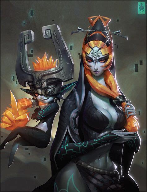 Midna Both Forms By Zeronis Zelda Twilight Princess Zeldahw