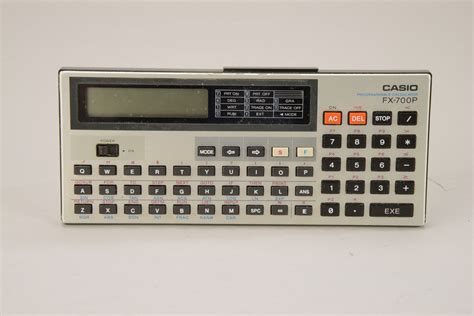 casio fx p handheld electronic calculator smithsonian institution